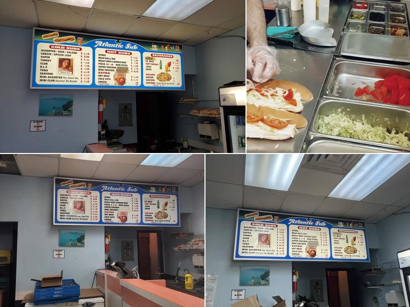 Atlantic Subs Menu
