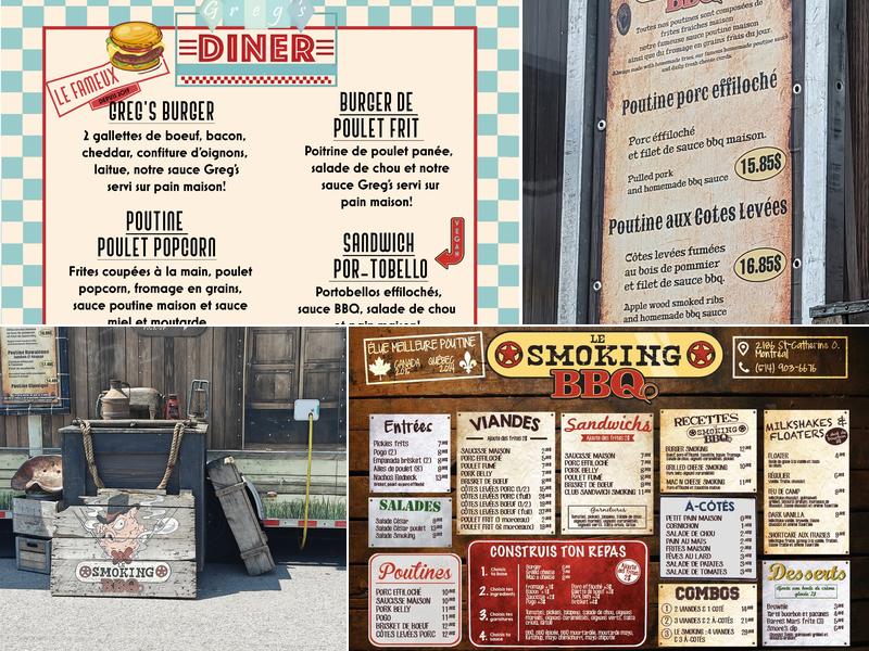 Groupe Smoking BBQ Food truck Menu