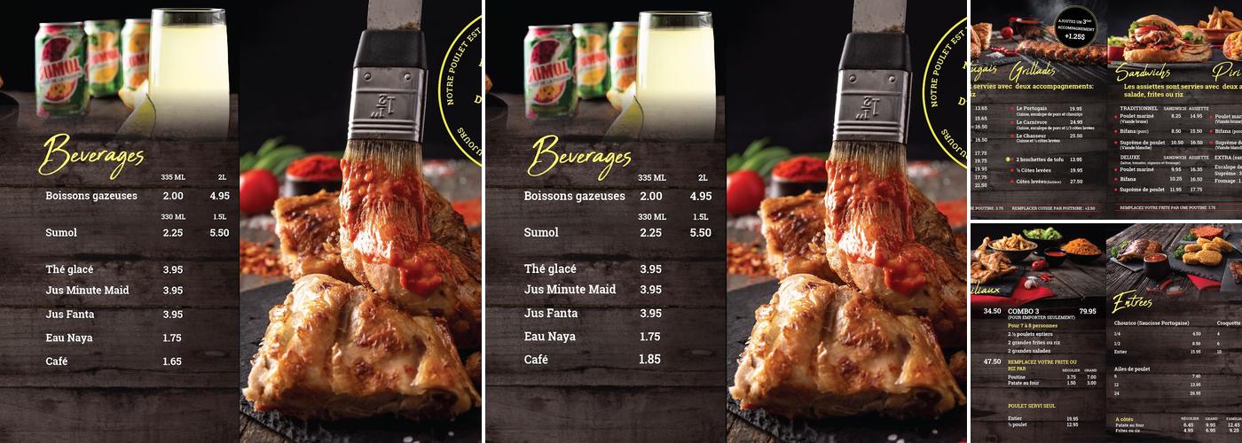 Rôtisserie Piri Piri (Longue-Pointe) Menu