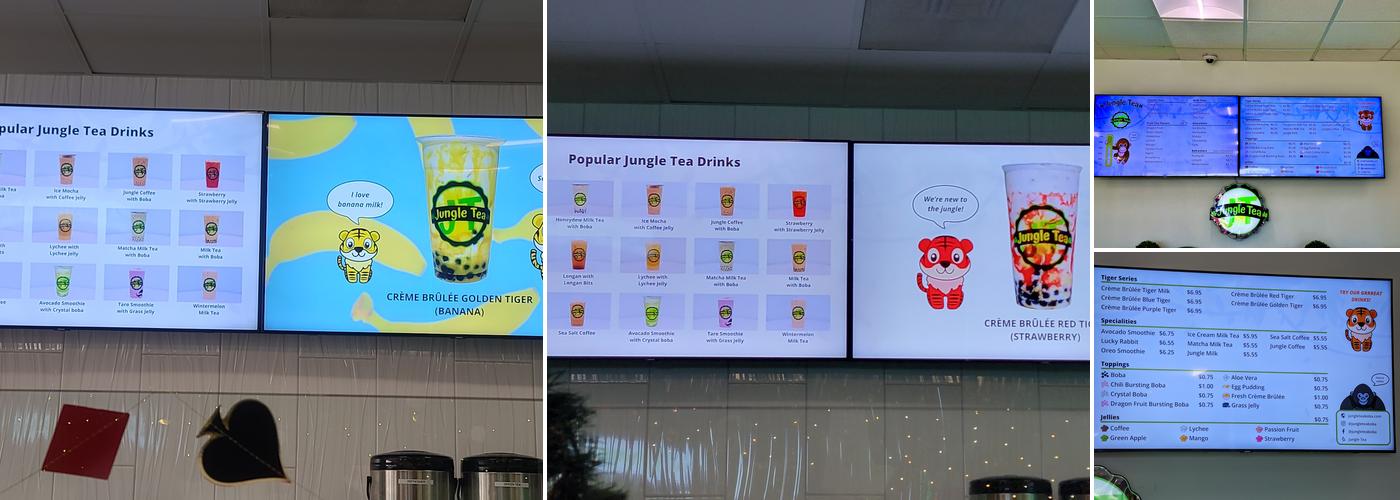Jungle Tea Menu