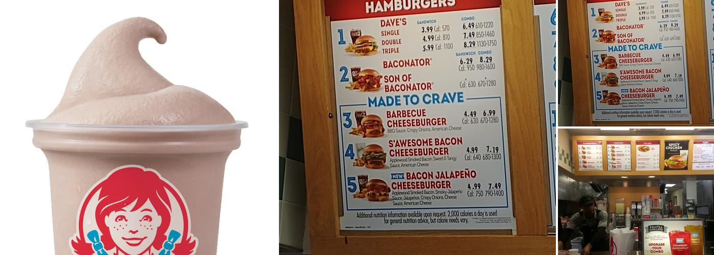 Wendy's Menu