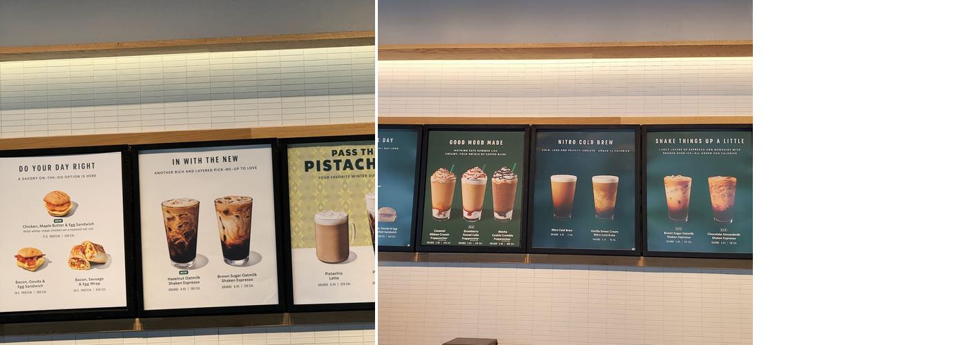 Starbucks Menu