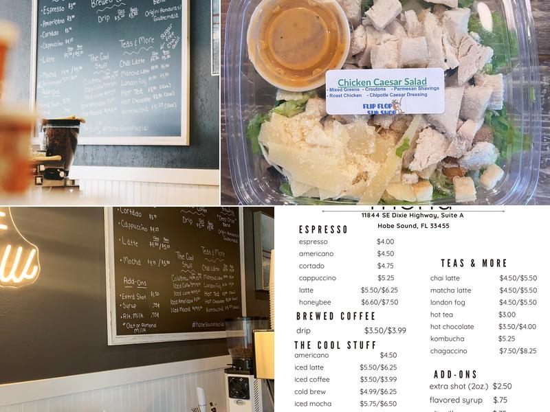 Hobe Sound Social & Coffee Menu