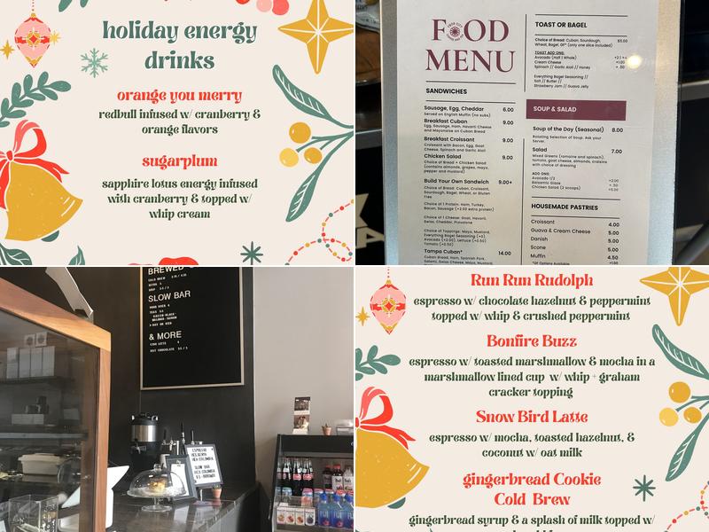 Ybor City Coffee and Tea Co Menu