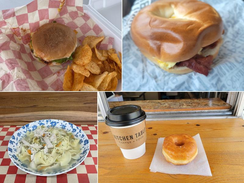 Kitchen Table Coffee and Food