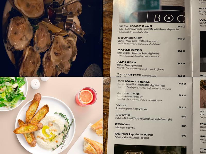 Bocca Menu