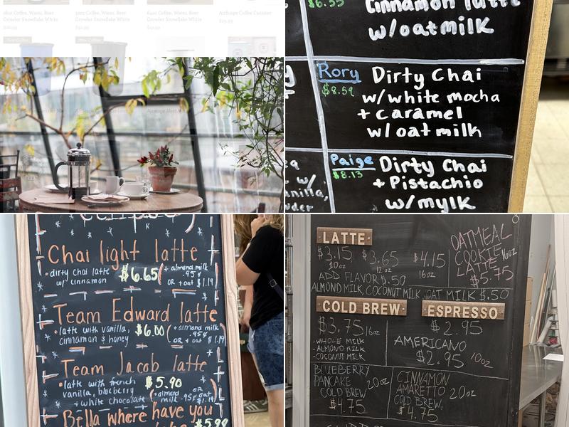 Gost Coffee Roasters Menu