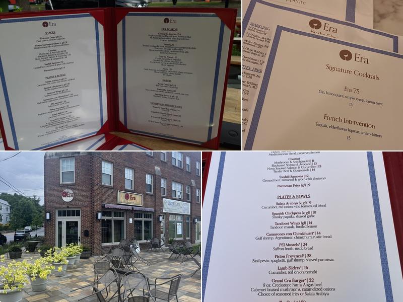 Era Wine Bar Menu