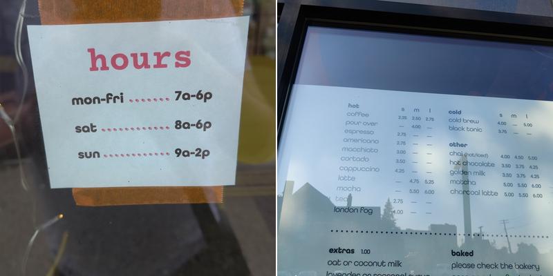 The Red Hook Greenway Menu