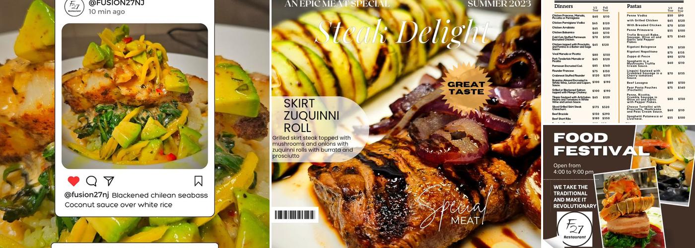 Fusion 27 Menu