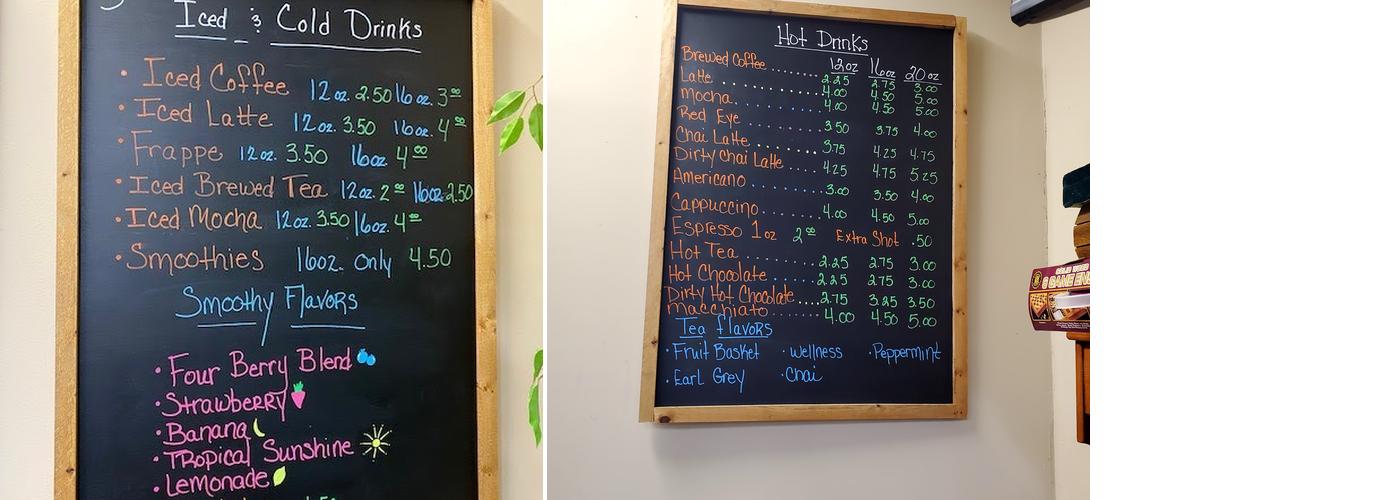 The Rusty Coffee Pot Menu