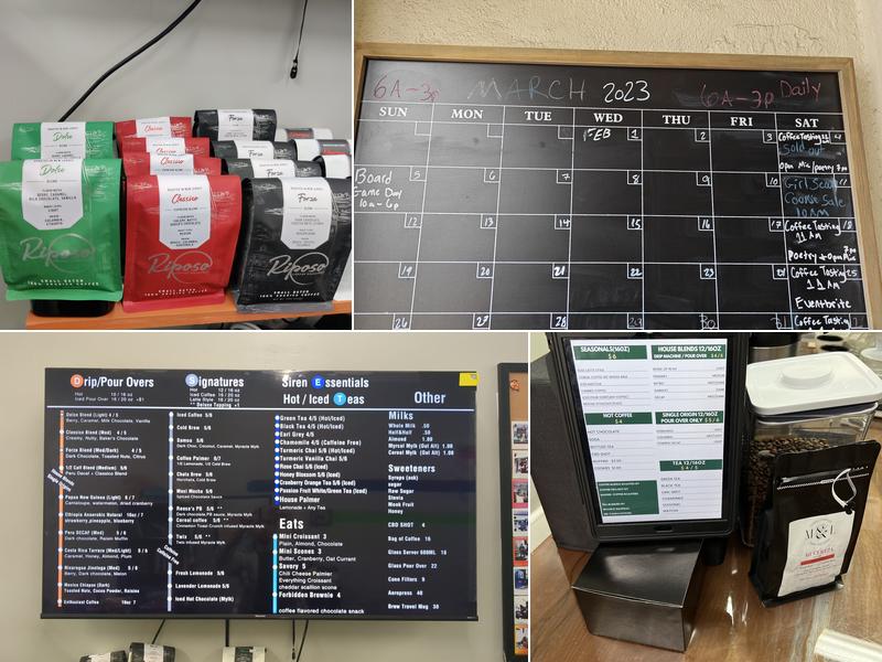 Brew Coffee Bar Menu