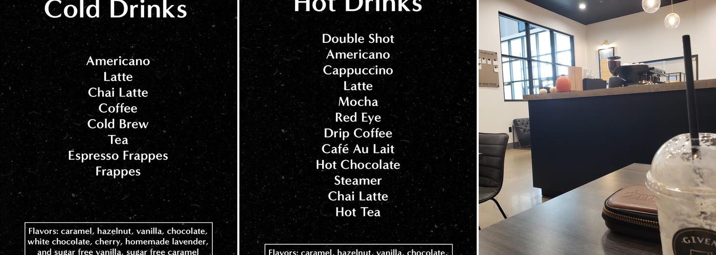 Given Coffee Co Menu