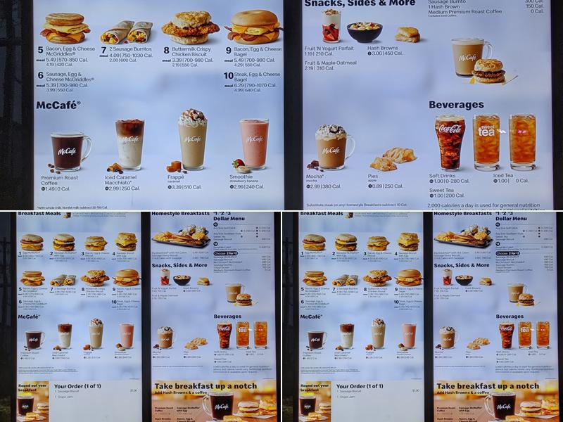McDonald's Menu