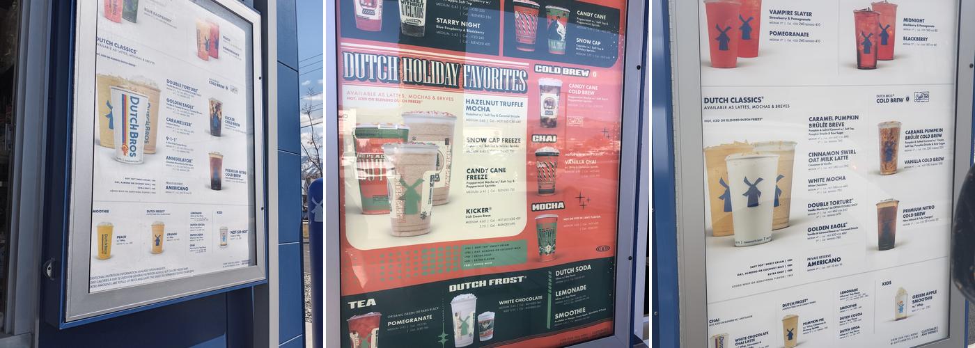 Dutch Bros Coffee Menu