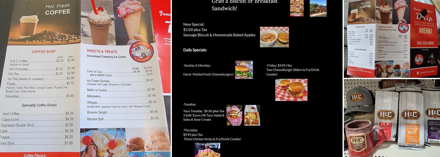 James River Drip, LLC Menu