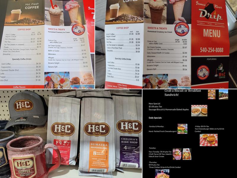 James River Drip, LLC Menu