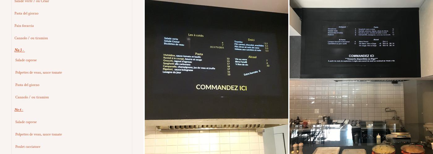 Il Miglio Menu