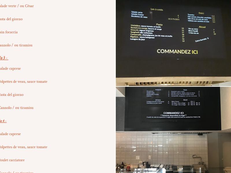 Il Miglio Menu