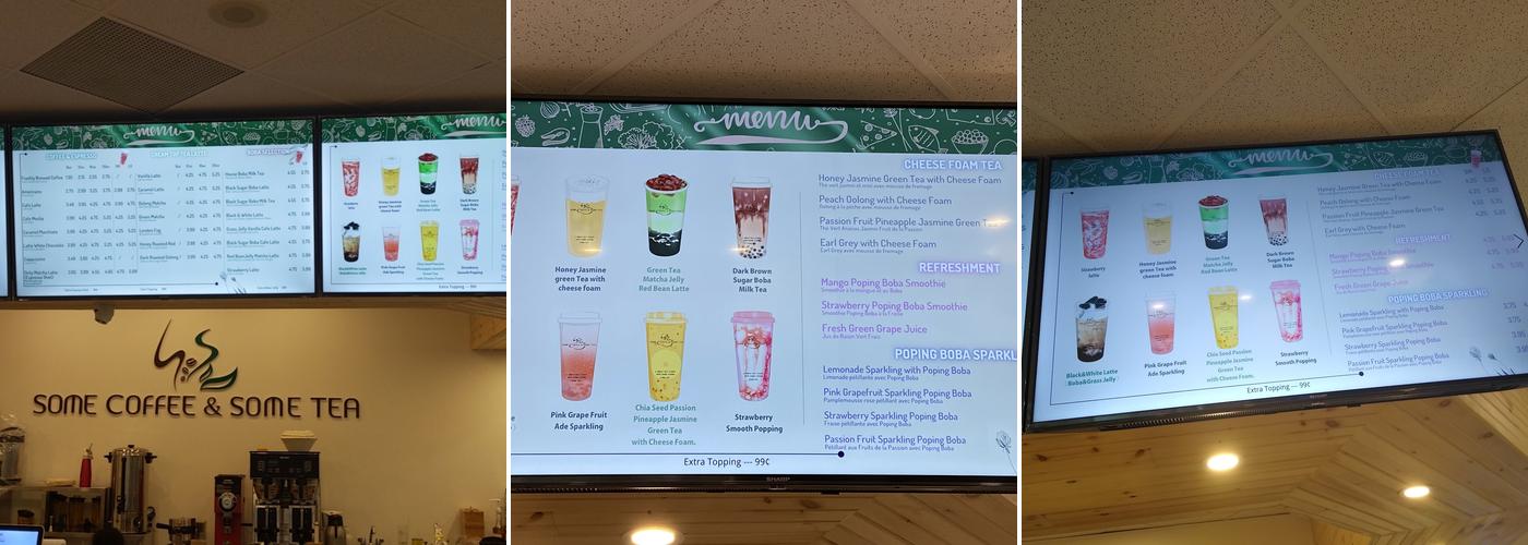 Some Coffee & Some Tea Menu