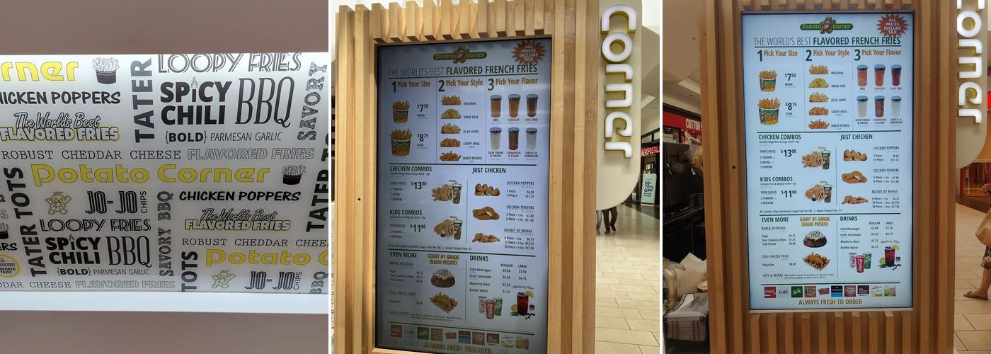 Potato Corner Menu