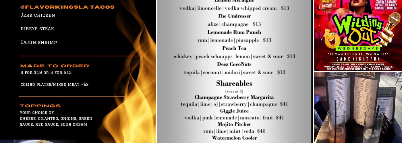 Long Beach Unified Bar & Lounge Menu