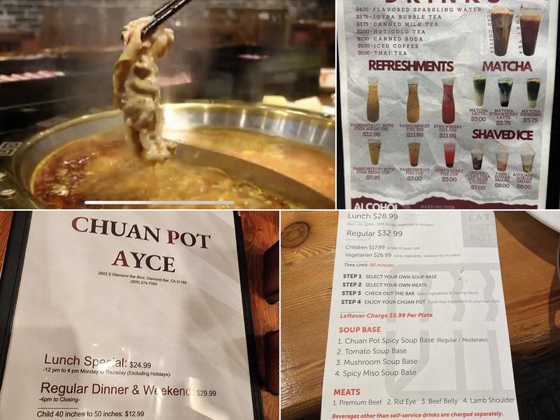 CHUAN POT Menu