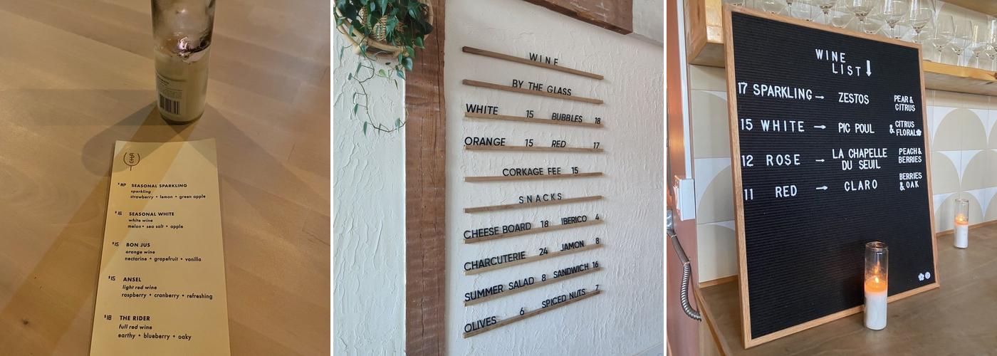 Saint Joaquin Menu