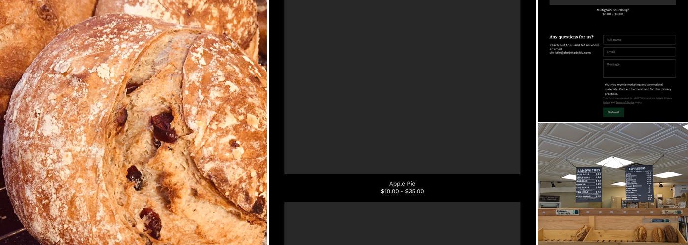 The Bread Chic Menu