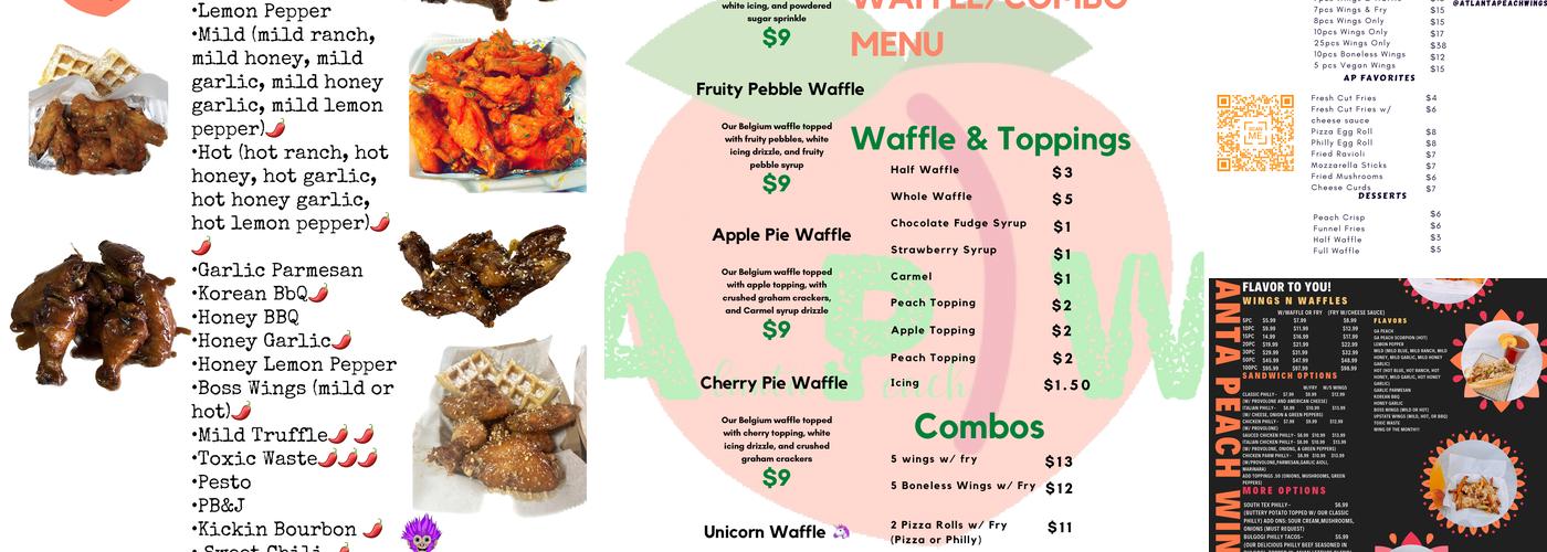 Atlanta Peach Wings Menu