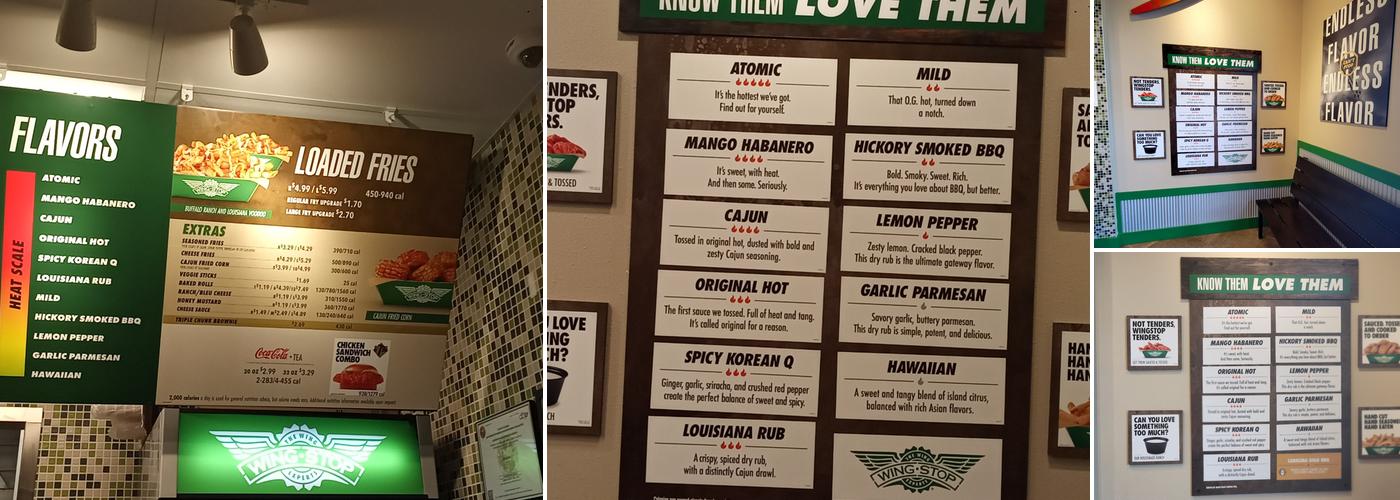 Wingstop Menu
