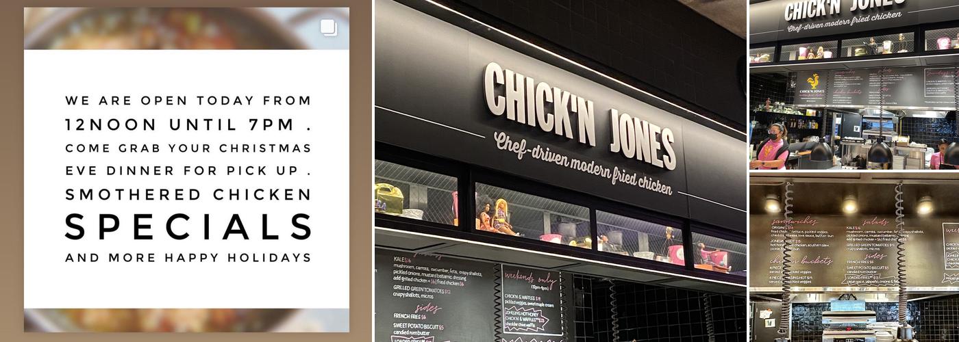 Chick ' N Jones Menu