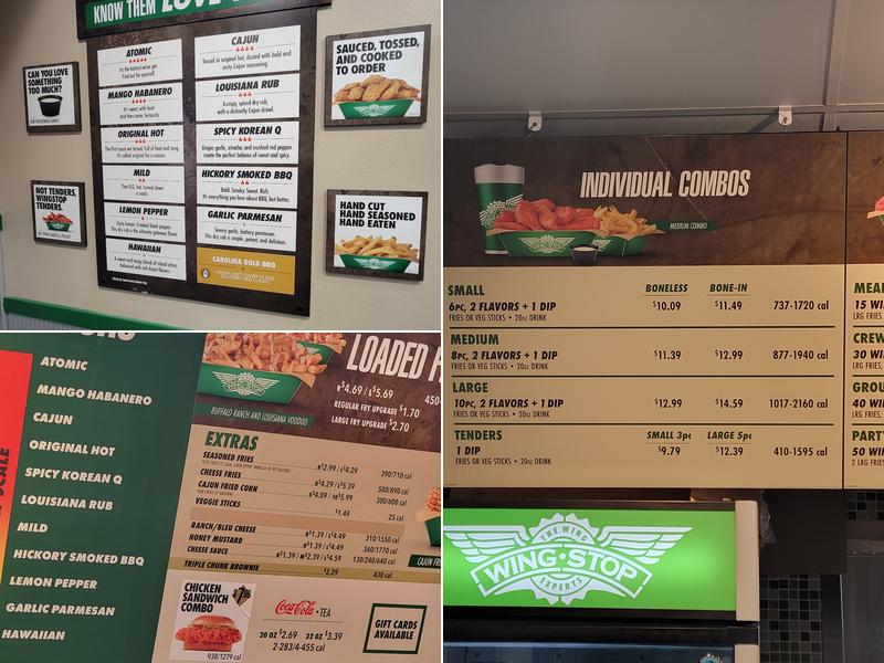 Wingstop Menu