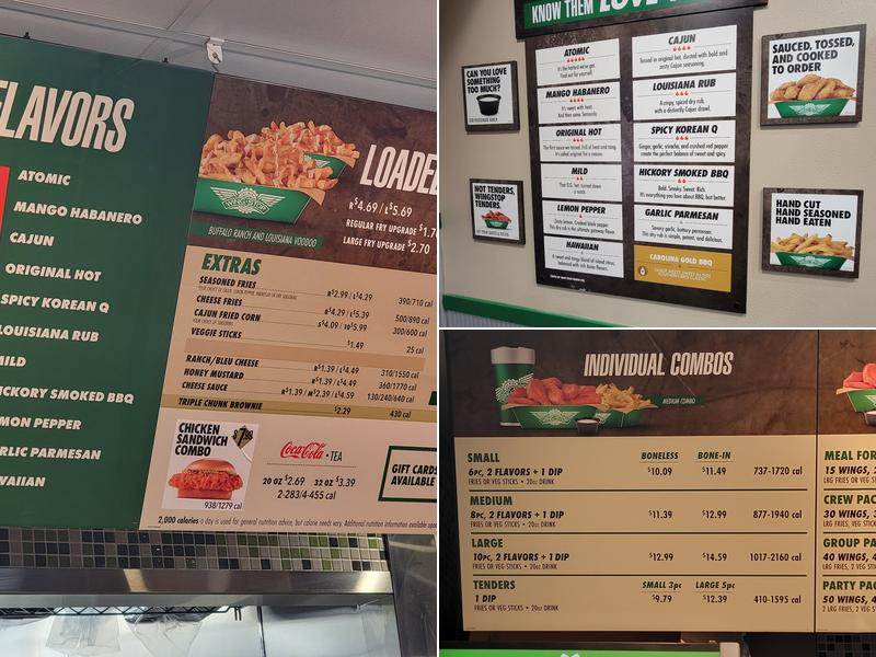 Wingstop Menu
