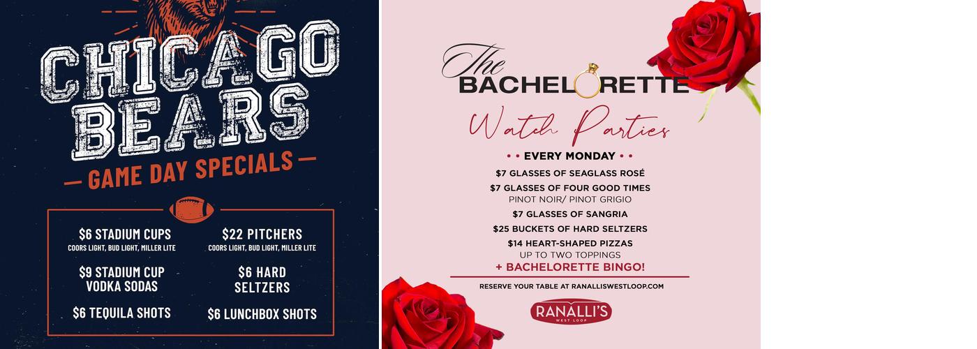 Ranalli's West Loop Menu
