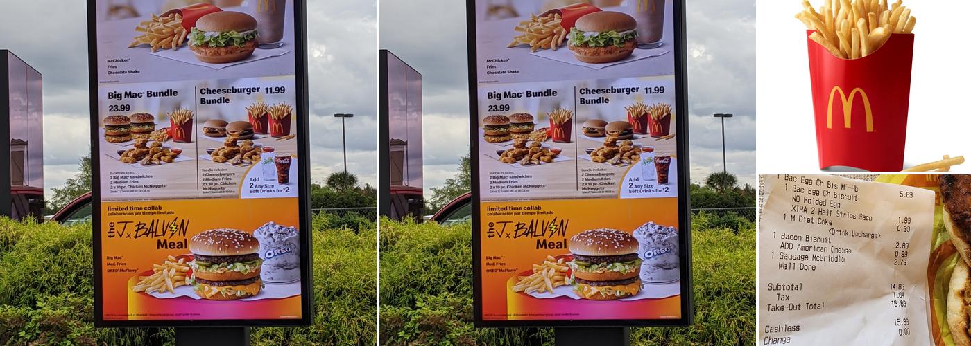 McDonald's Menu