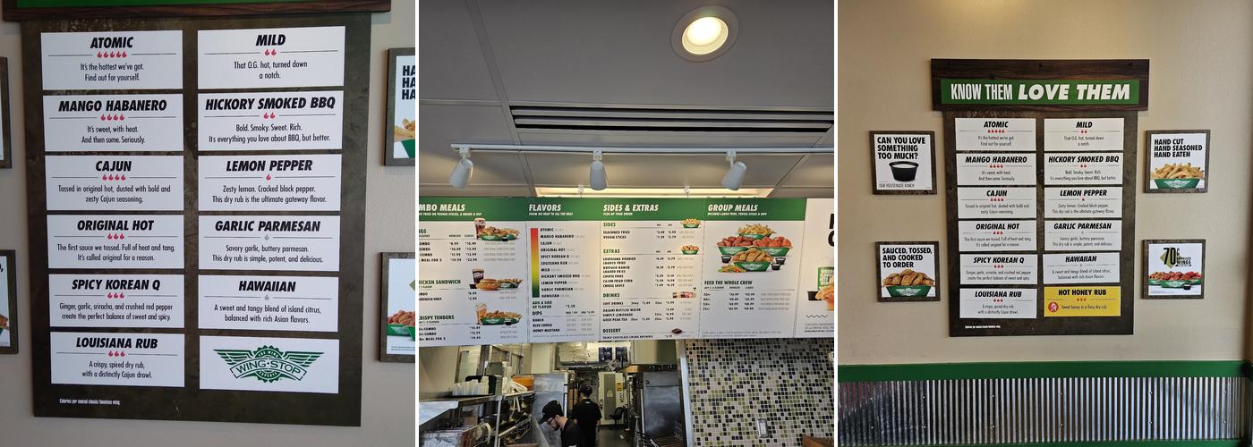 Wingstop Menu