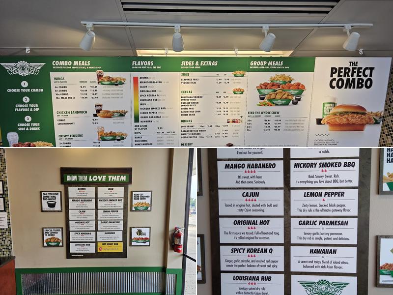 Wingstop Menu