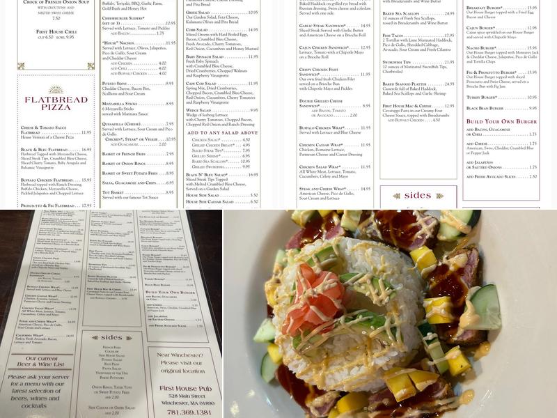 The Heights Pub Menu