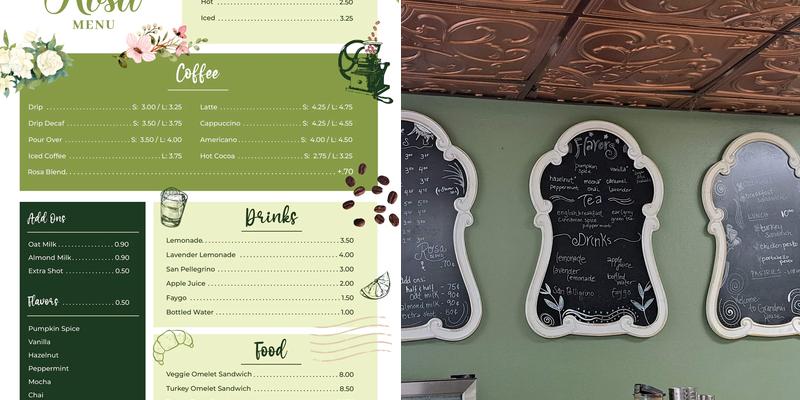 Rosa Menu