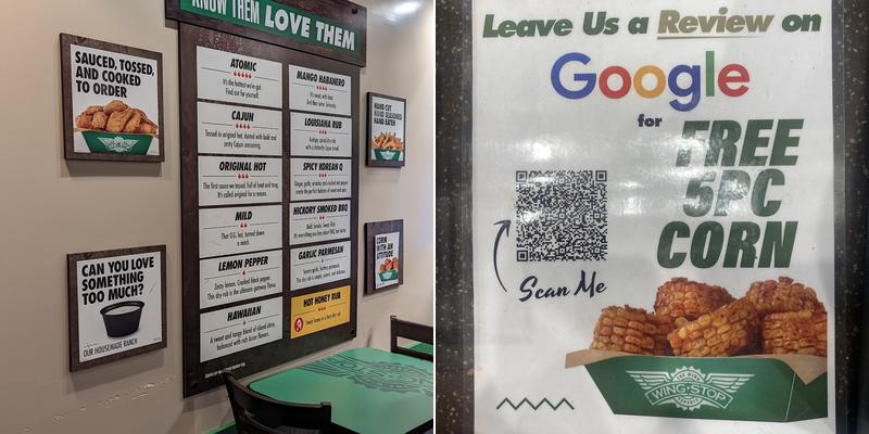 Wingstop Menu