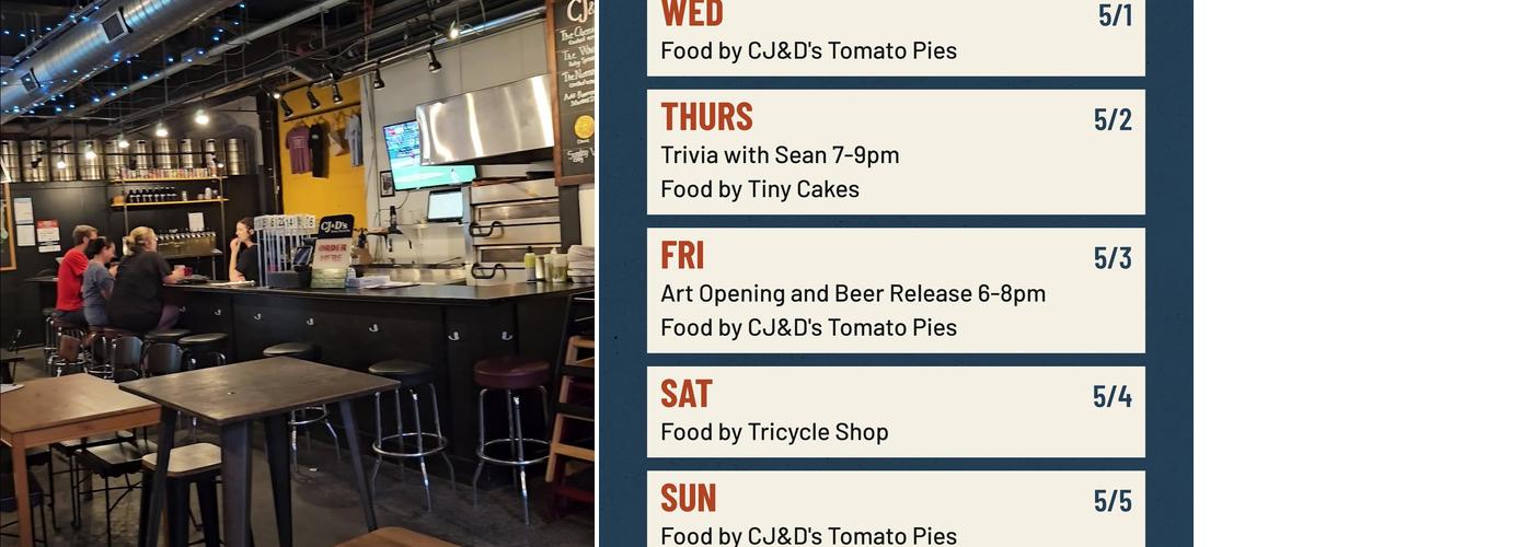 Cartesian Brewing Menu