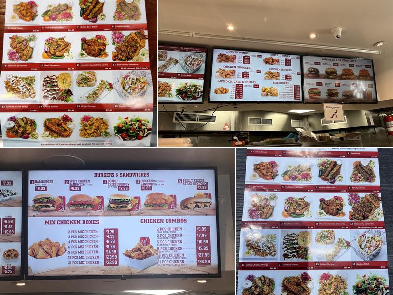 Moonlite Grill & Chicken Menu