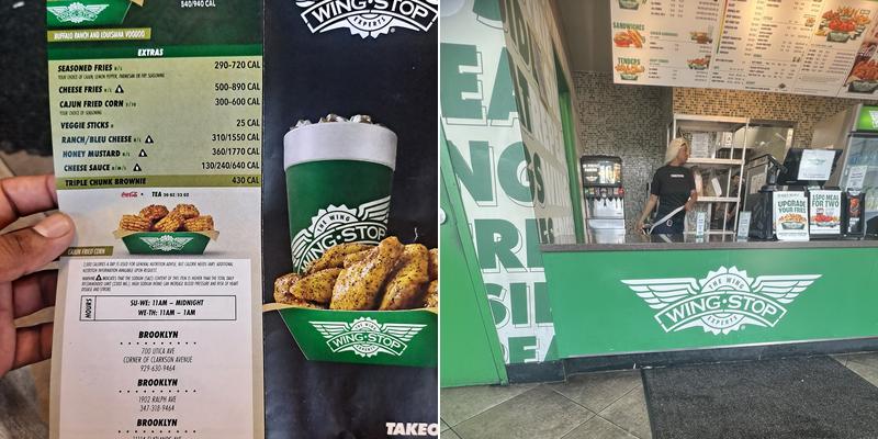Wingstop Menu