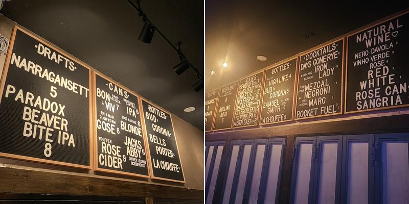 Myrtle Pub Menu