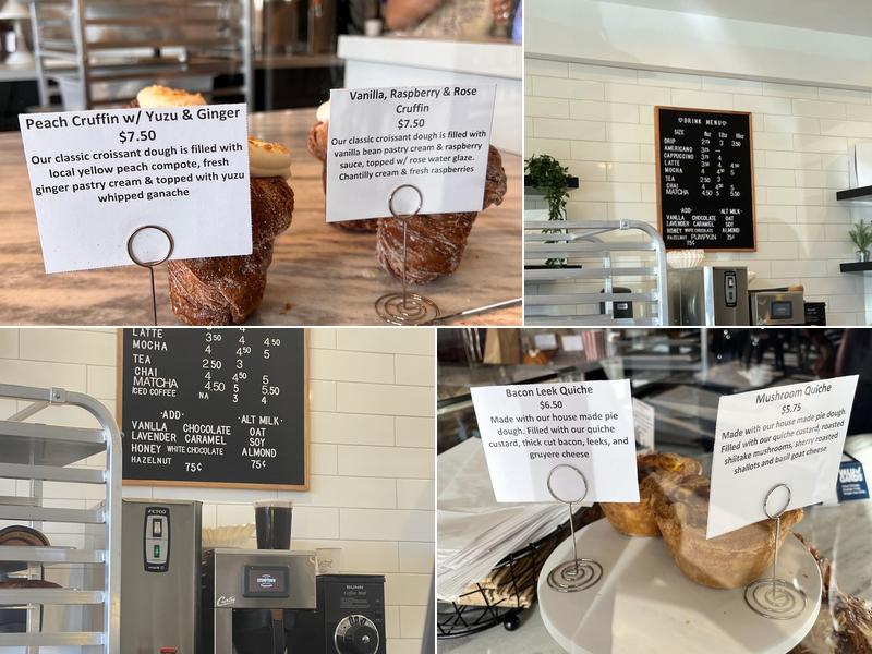 Twisted Croissant & Patisserie Menu