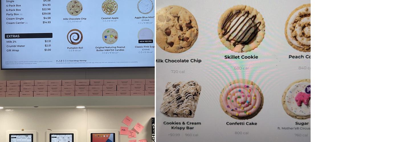 Crumbl - Addison Menu