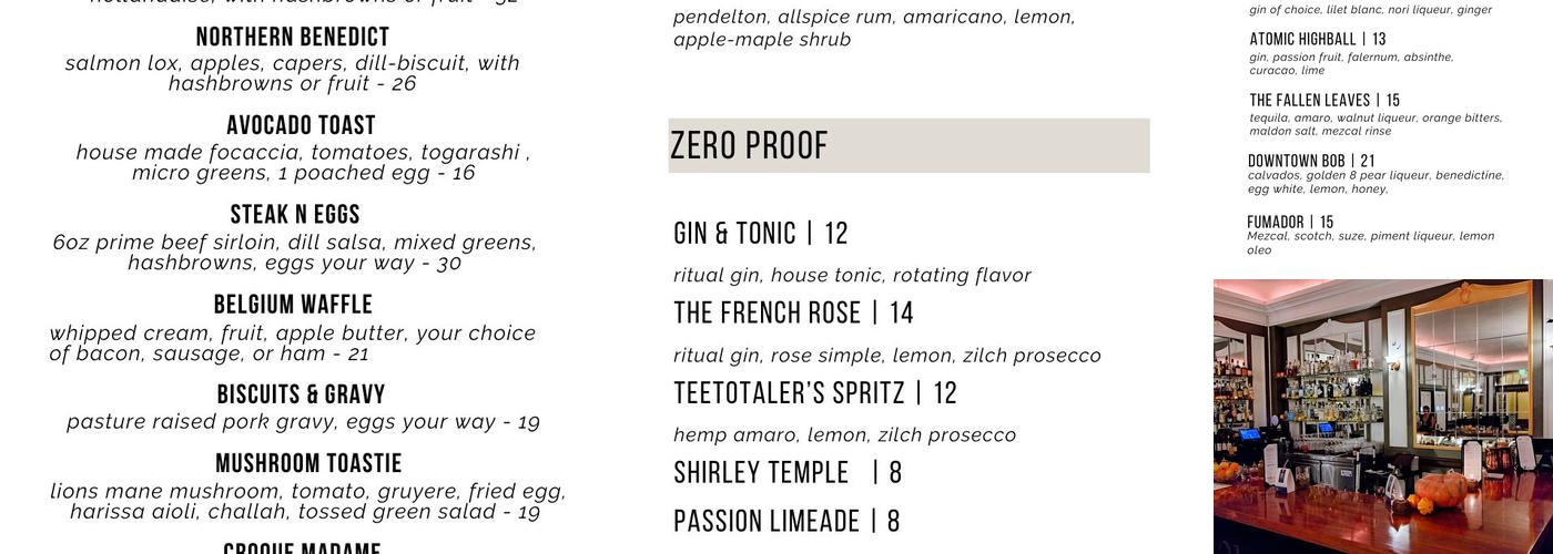 Amendment 21 Menu