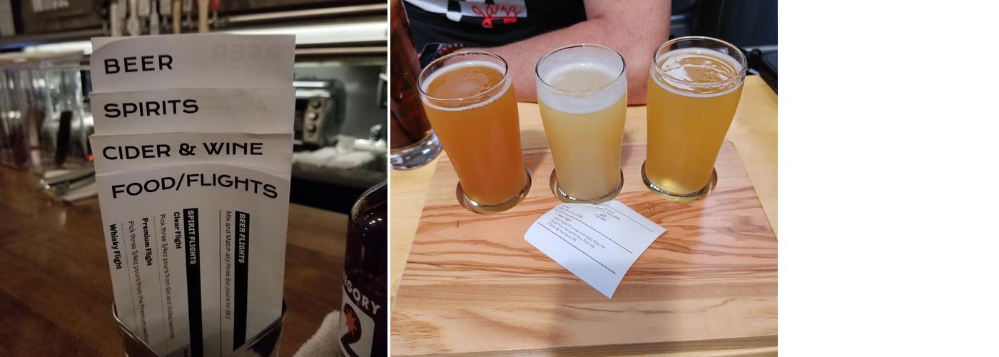 Refuge Tap Room Menu