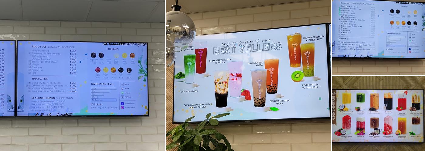 RareTea Menu